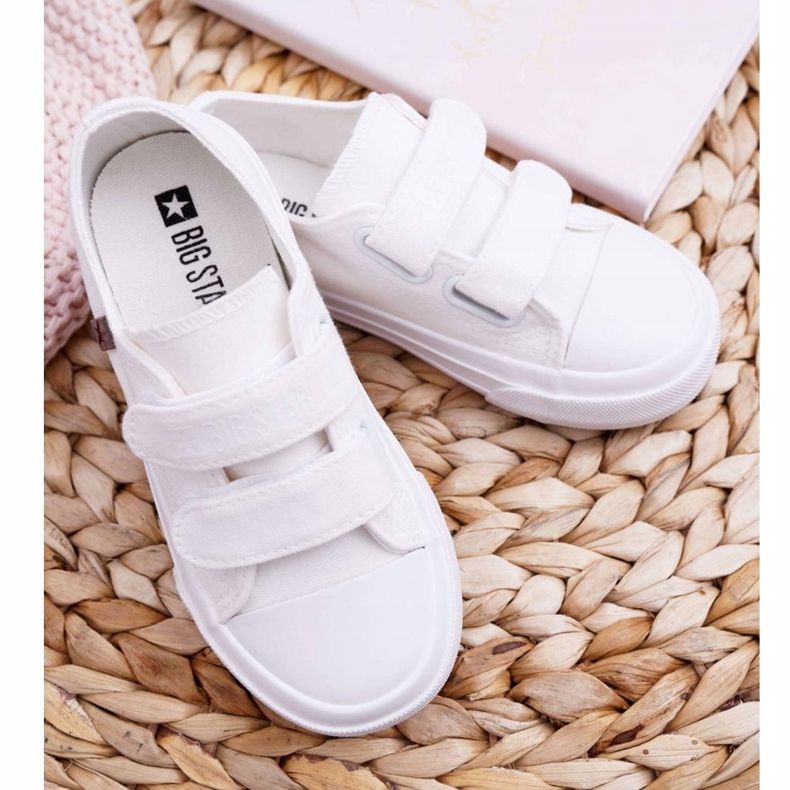 Kinder Sneakers Kinder Big Star mit Klettverschluss Weiß FF374096 2