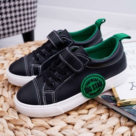 Kinderschuhe Sneaker Big Star mit Klettverschluss Schwarz FF374087 1