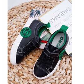 Kinderschuhe Sneaker Big Star mit Klettverschluss Schwarz FF374087 2