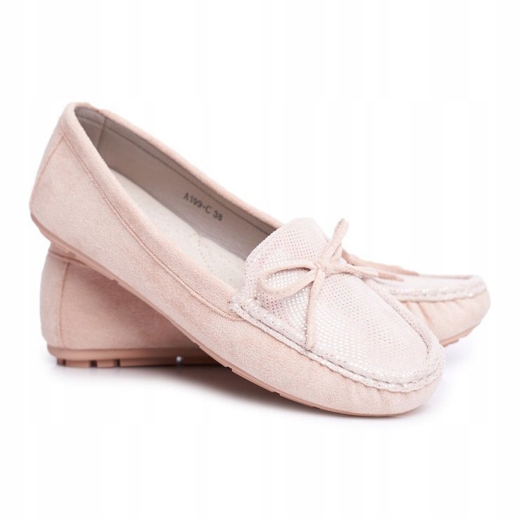 Damen Loafer Wildleder S.Barski A199 Beige Wannabe 1