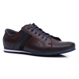 Herren Brogues Schuhe Casual Nikopol Leder Braun 1721 1