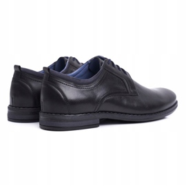 Herren Brogues Schuhe Casual Nikopol Leder Schwarz 1726 1