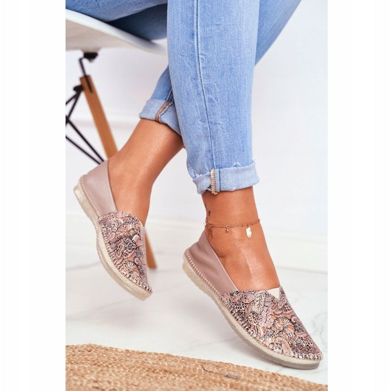 Damen Ballerinas Maciejka Leder Beige 01930-59 / 00-0 2