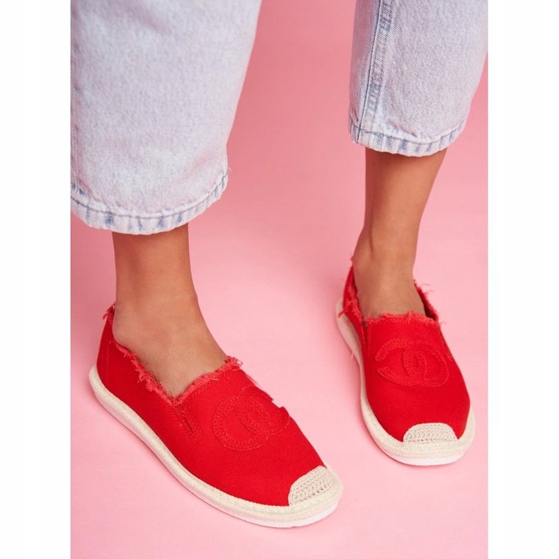 PS1 Red Flaure Damen Espadrilles rot 2