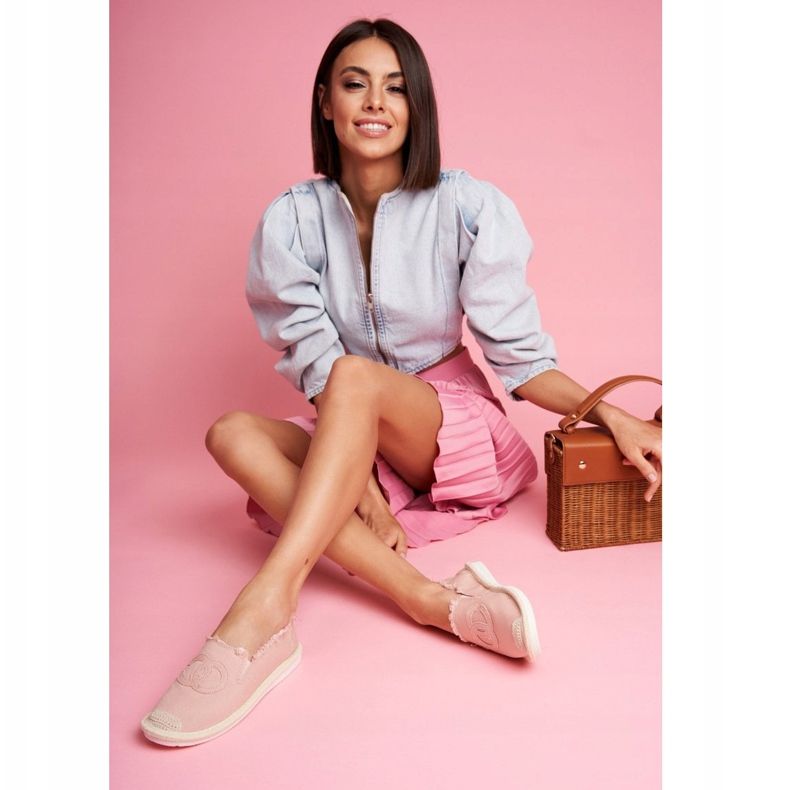 PS1 Damen Espadrilles Pink Flaure rosa 1