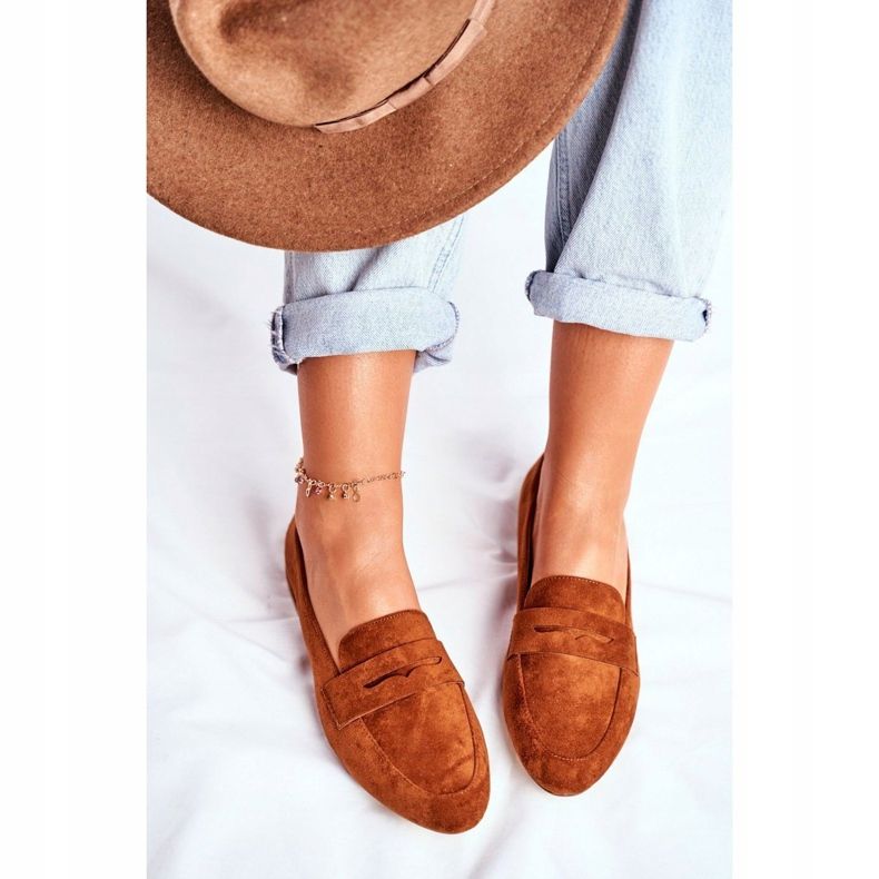 Damen Loafer Wildleder Sergio Leone MK734 Camel Nebbi braun 1