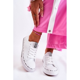 Damen Sneaker Big Star Openwork Weiß FF274024 1