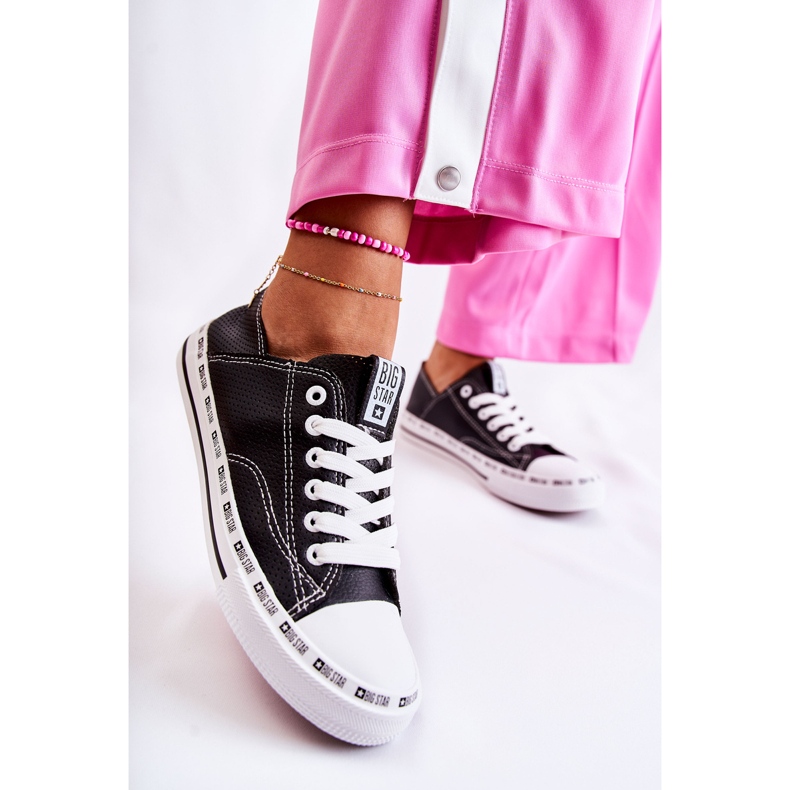 Damen Sneaker Big Star Openwork Schwarz FF274023 2