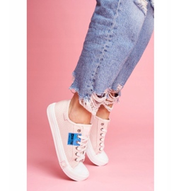 Damen Sneaker Big Star Openwork Rosa FF274033 1