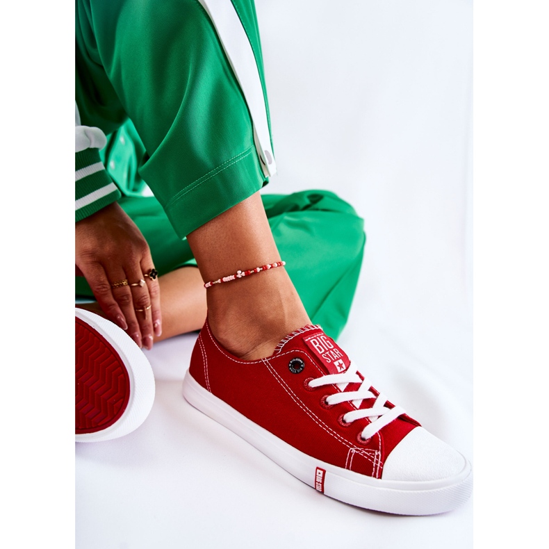 Damen Sneaker Big Star Rot FF274089 1