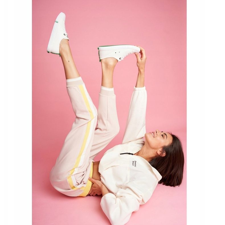 Damen Sneaker Big Star Grün und Weiß FF274088 2