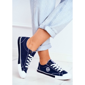 Damen Sneaker Big Star Marineblau FF274229 2