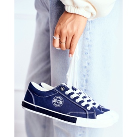 Damen Sneaker Big Star Marineblau FF274229 1