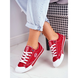 Damen Sneaker Big Star Rot FF274226 1