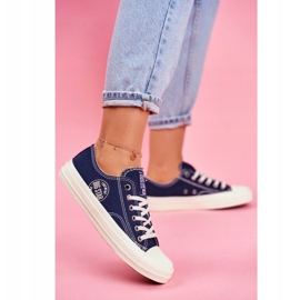 Damen Sneaker Big Star Marineblau FF274125 navy blau 2