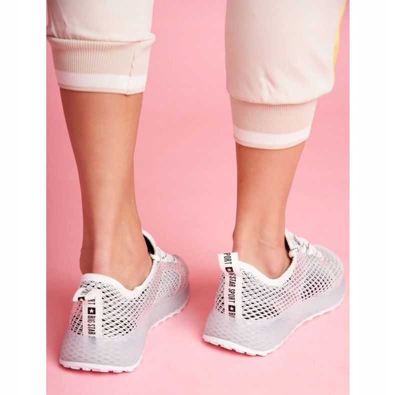 Damen Sportschuhe Big Star Weiß FF274349 1