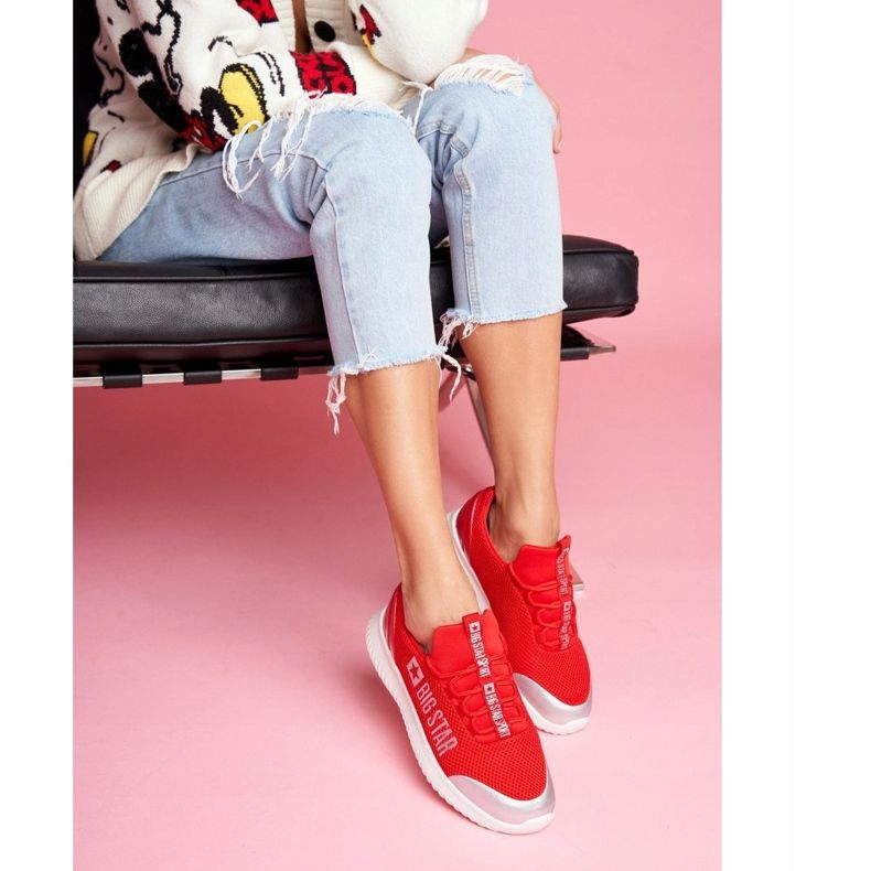 Damen Sportschuhe Big Star Rot FF274A412 1