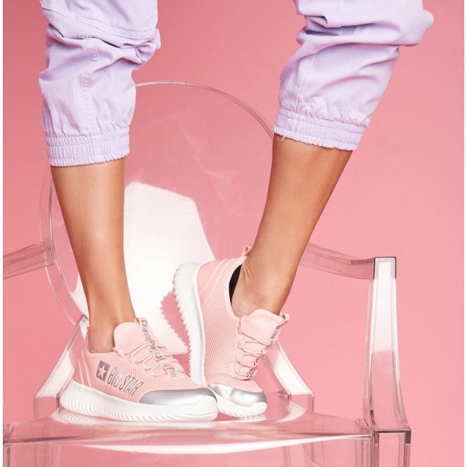 Damen Sportschuhe Big Star Hellrosa FF274A413 2