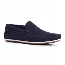 Herren Loafer GOE Navy Blue Nubuk FF1N3059 marineblau 1