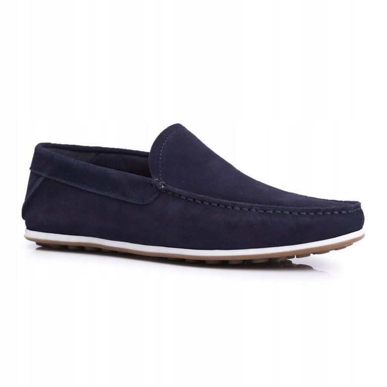Herren Loafer GOE Navy Blue Nubuk FF1N3059 marineblau 1