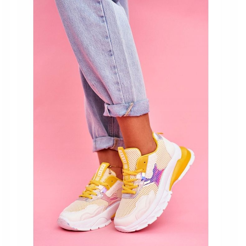 PS1 Damen Sportschuhe Gelb Sportivo 2