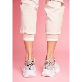 PS1 Damen Sportschuhe Schlangengrau Giselle 1