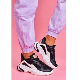 SEA Damen Sportschuhe Bunt Schwarz Pinner weiß mehrfarbig 1