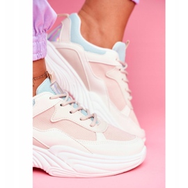 PS1 Damen Sportschuhe Bunte Beige Pinner weiß 1