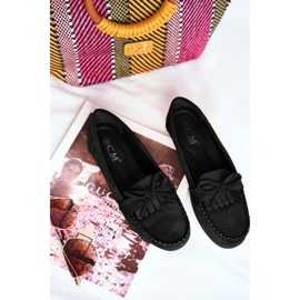 BUGO Damen Slipper Wildleder Schwarz Velucci 2