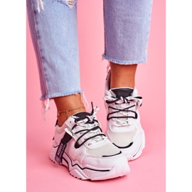 BUGO Damen Sportschuhe Weiß Elenis schwarz 1