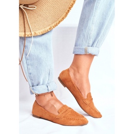 BUGO Damen Slipper Wildleder CH-1M6 Camel Laveria braun 1