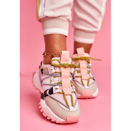 SEA Damen Sportschuhe Rosa LA91 Be One mehrfarbig 2