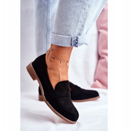 Schwarze Wildlederschuhe für Damen Cintra 2