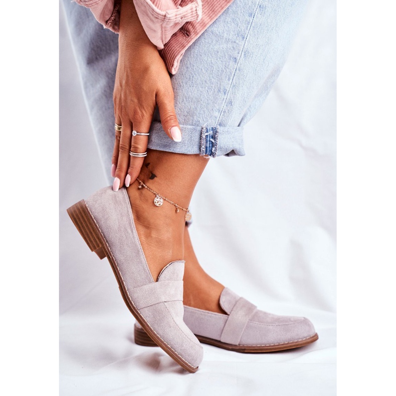 SEA Damen Brogues Wildleder Grau Cintra 1