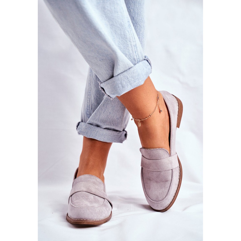 SEA Damen Brogues Wildleder Grau Cintra 2