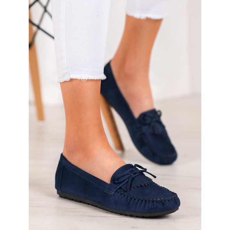 Diamantique Klassische Loafer blau 1