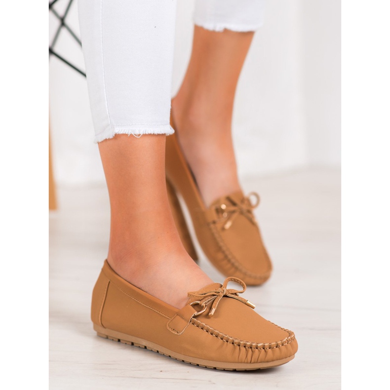 Diamantique Braune Loafer aus Öko-Leder 1