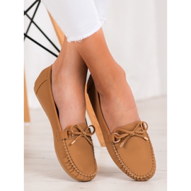 Diamantique Braune Loafer aus Öko-Leder 2