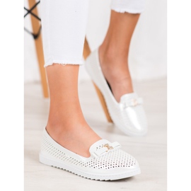 Weide Durchbrochene Lords mit Ornament weiß 1