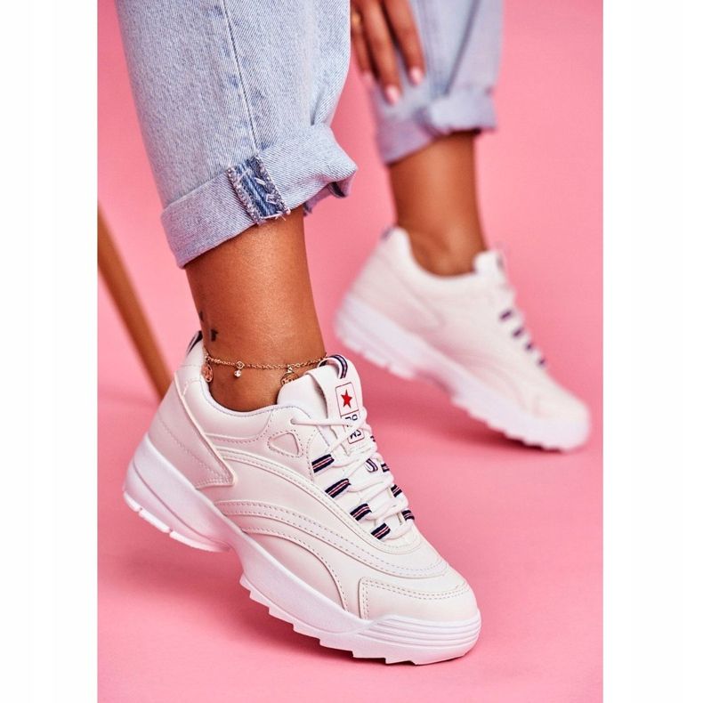 EVE Damen Sportschuhe Weiß Boston 1