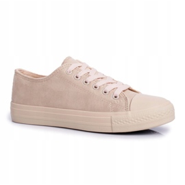BUGO Beige El Paso Wildleder-Sneaker für Damen 1