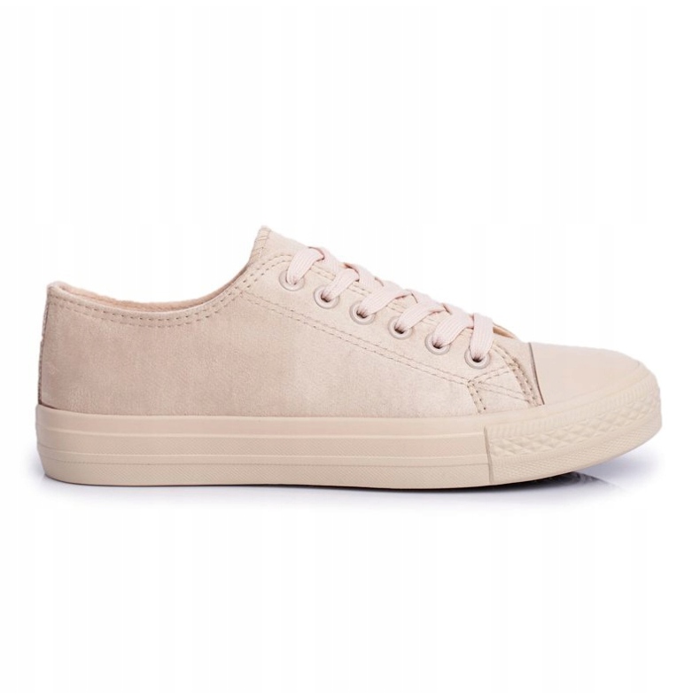 BUGO Beige El Paso Wildleder-Sneaker für Damen 2