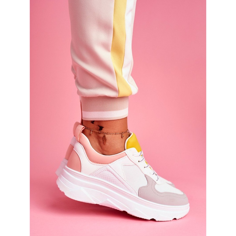 BUGO Damen Sportschuhe Rosa und Weiß Fresno 2