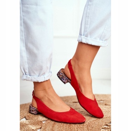 Slip-on-Pumps aus Leder für Damen Maciejka Miami Rot 04482-08 1