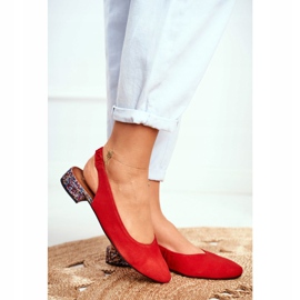 Slip-on-Pumps aus Leder für Damen Maciejka Miami Rot 04482-08 2