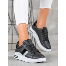 SHELOVET Stylische Sneaker schwarz 1