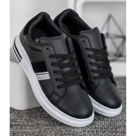 SHELOVET Stylische Sneaker schwarz 2