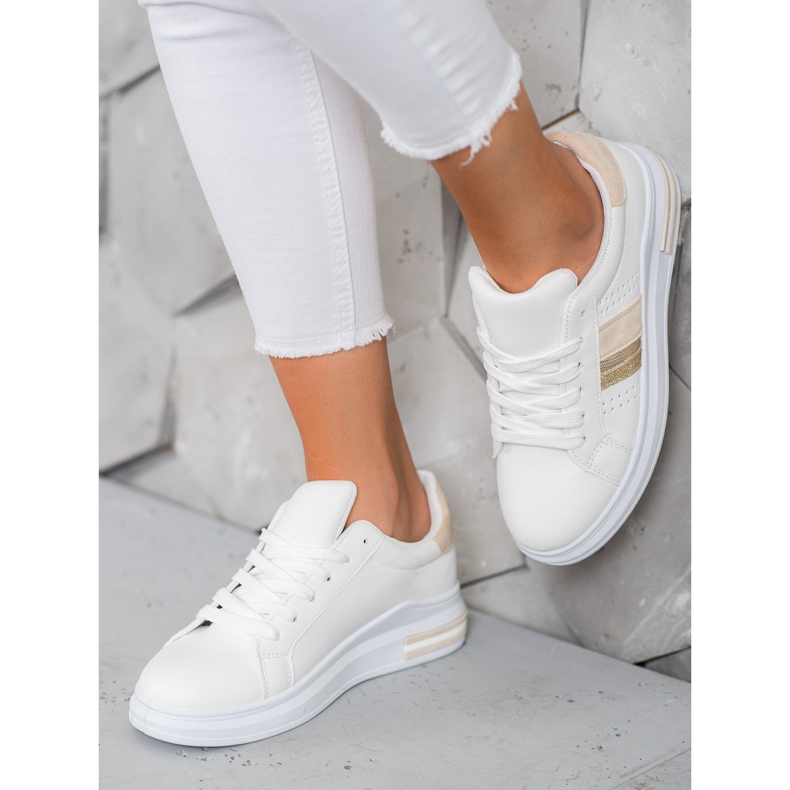 SHELOVET Stylische Sneaker weiß 1