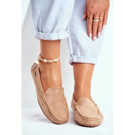 Evento Loafer für Damen Beige Wildleder Morreno 2