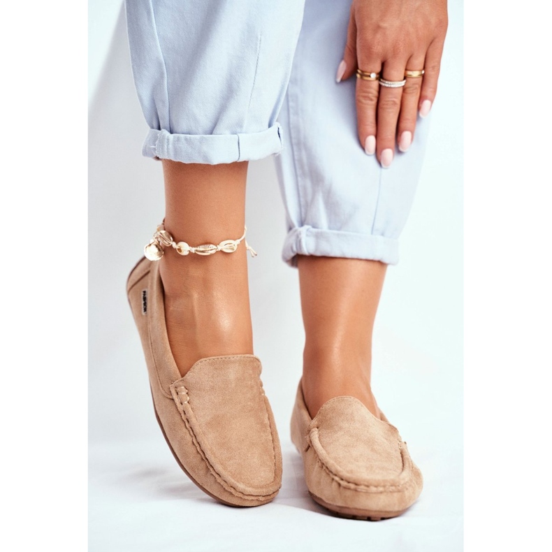 Evento Loafer für Damen Beige Wildleder Morreno 2